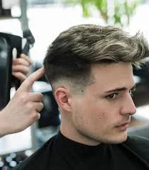 Soft fade haircut with texture